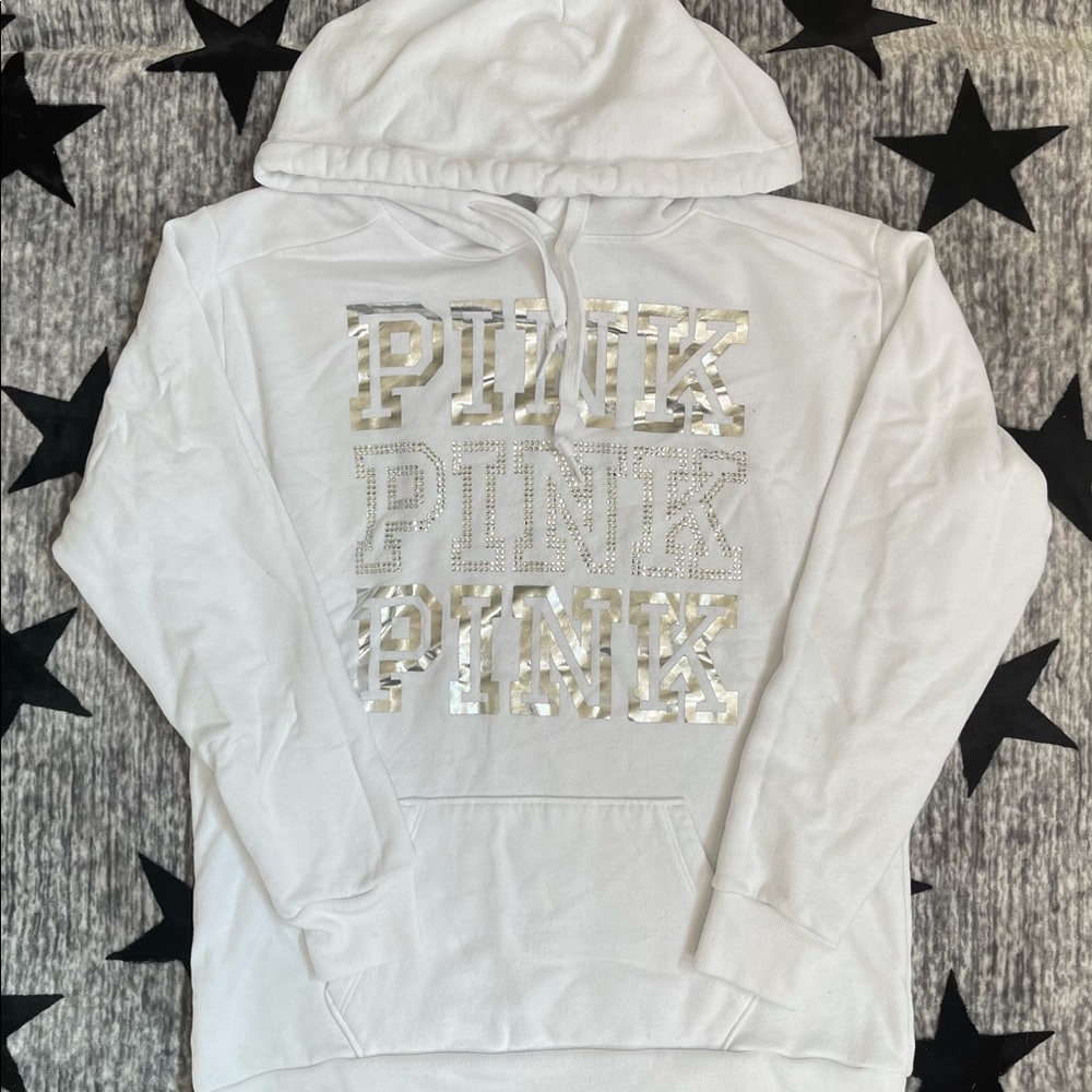 Used pink XS bling sweater